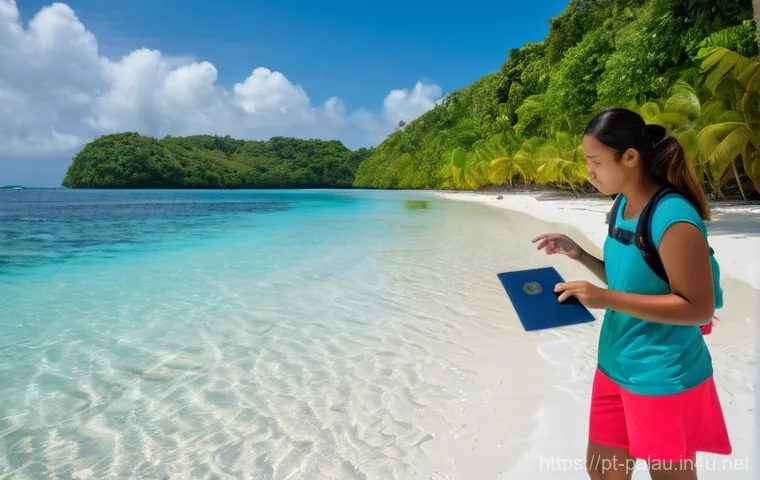 팔라우 기후 변화 영향 - **Prompt: "A vibrant scene depicting Palauan community members, including adults and teenagers, enga... 팔라우 기후 변화 영향 - **Prompt: "A vibrant scene depicting Palauan community members, including adults and teenagers, enga...