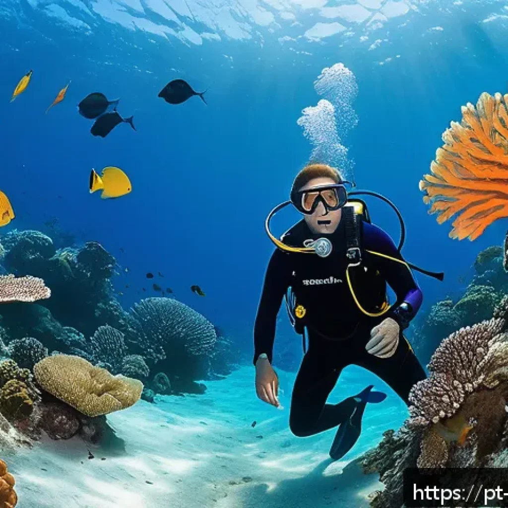 팔라우에서 스쿠버다이빙하기 좋은 계절 - A vibrant underwater scene in Palau during the dry season, featuring crystal-clear blue water with v...